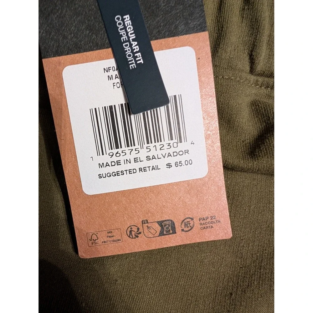 NEW The North Face Mens MEDIUM Class V Belted Fleece Shorts Olive Green